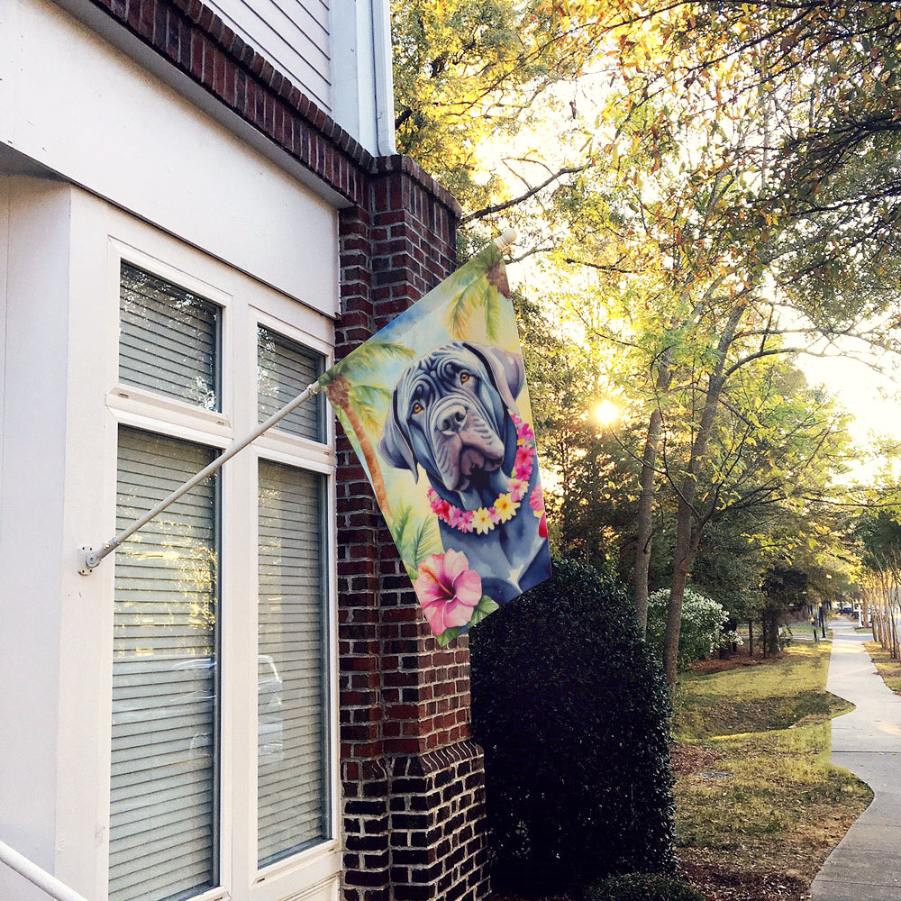 Neapolitan Mastiff Luau House Flag
