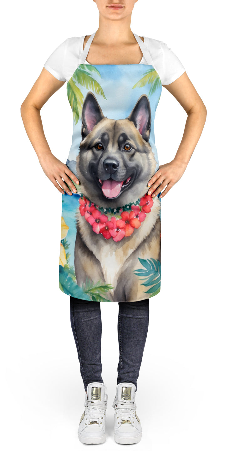 Norwegian Elkhound Luau Apron