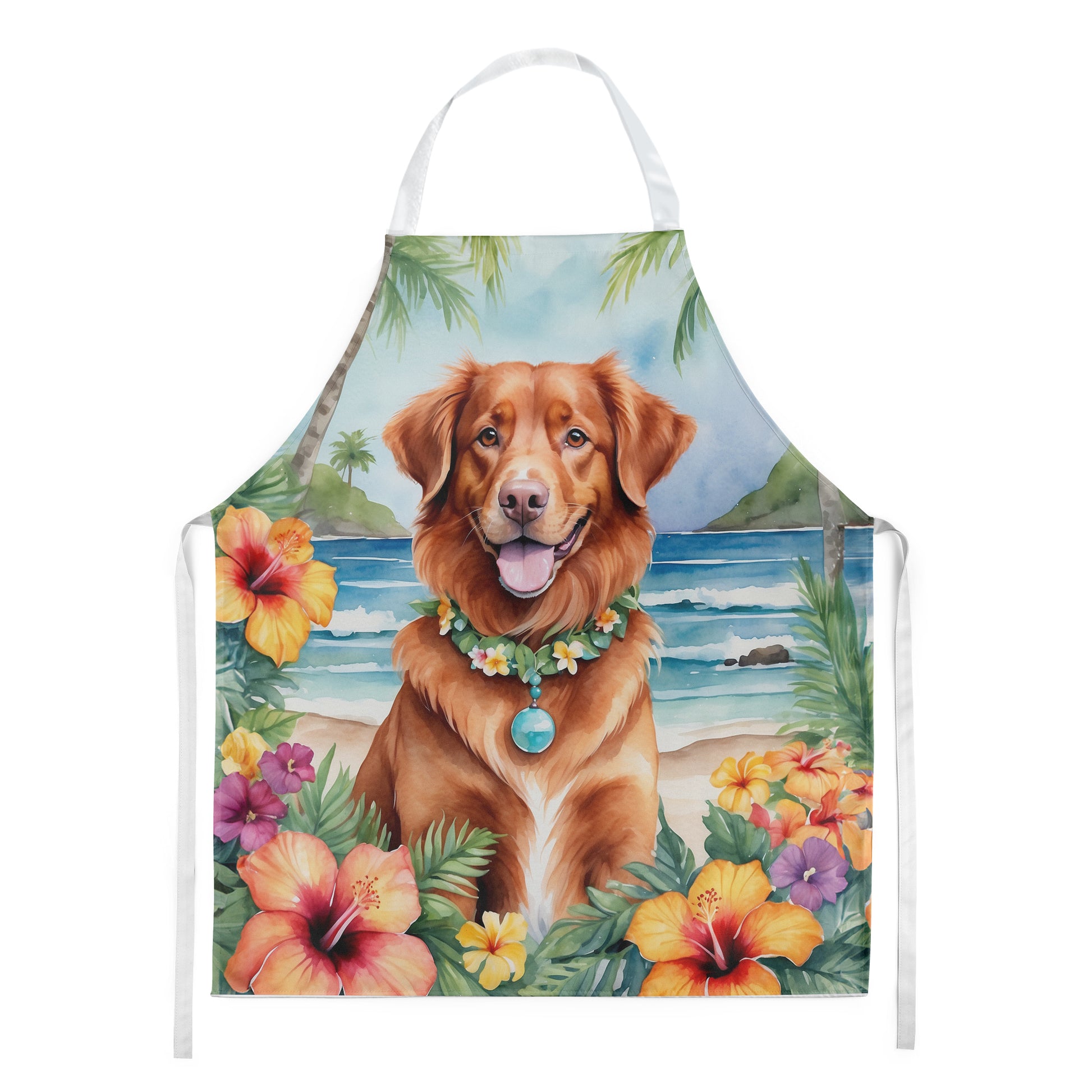 Buy this Nova Scotia Duck Tolling Retriever Luau Apron