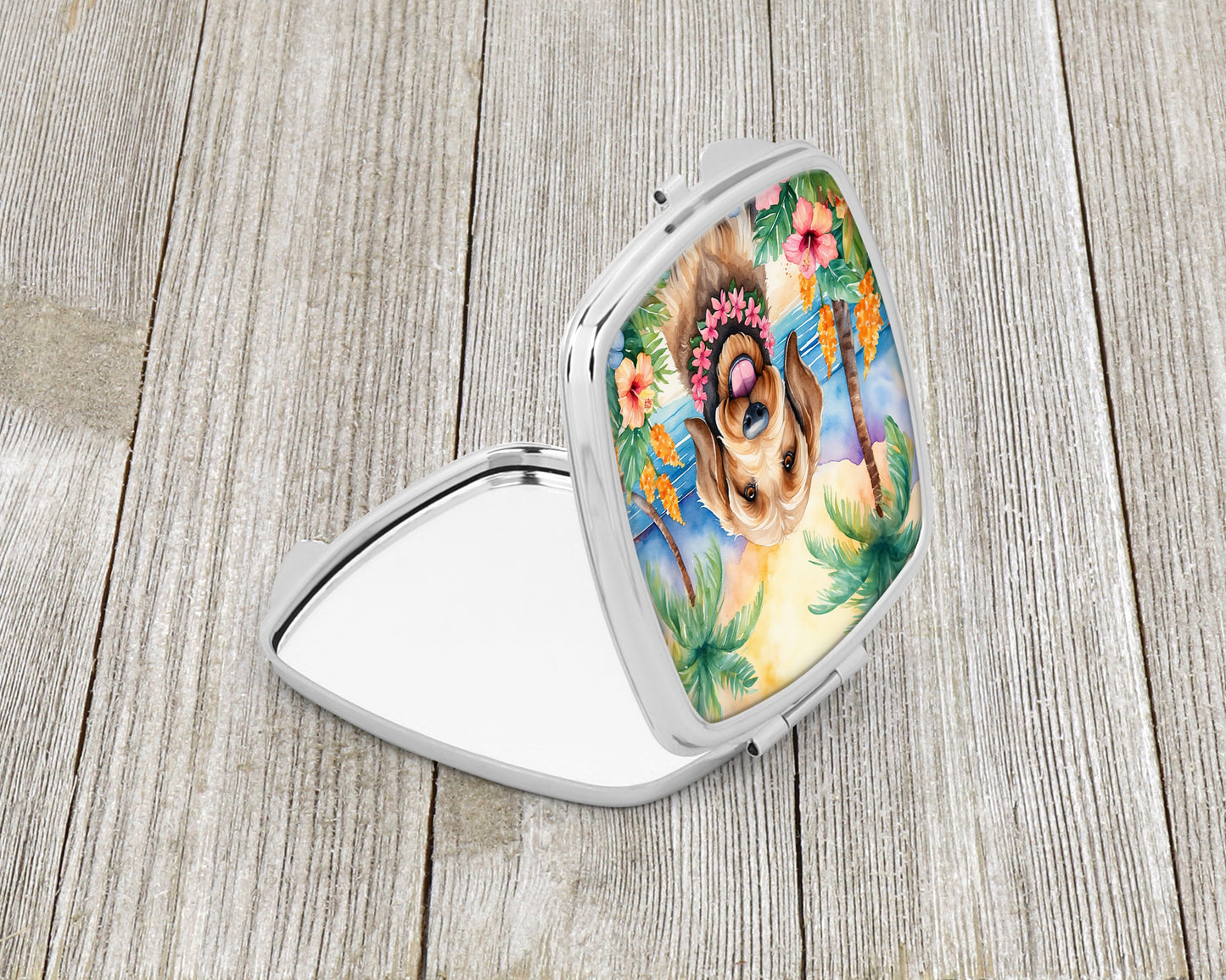 Otterhound Luau Compact Mirror