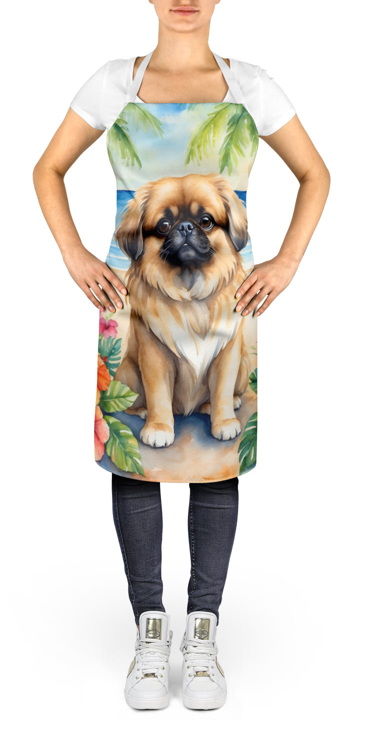 Pekingese Luau Apron