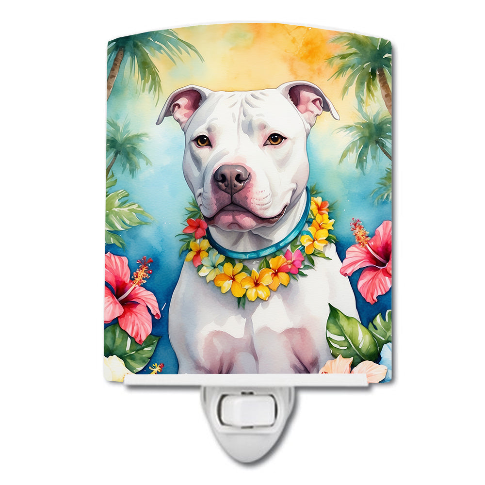 Buy this Pit Bull Terrier Luau Ceramic Night Light