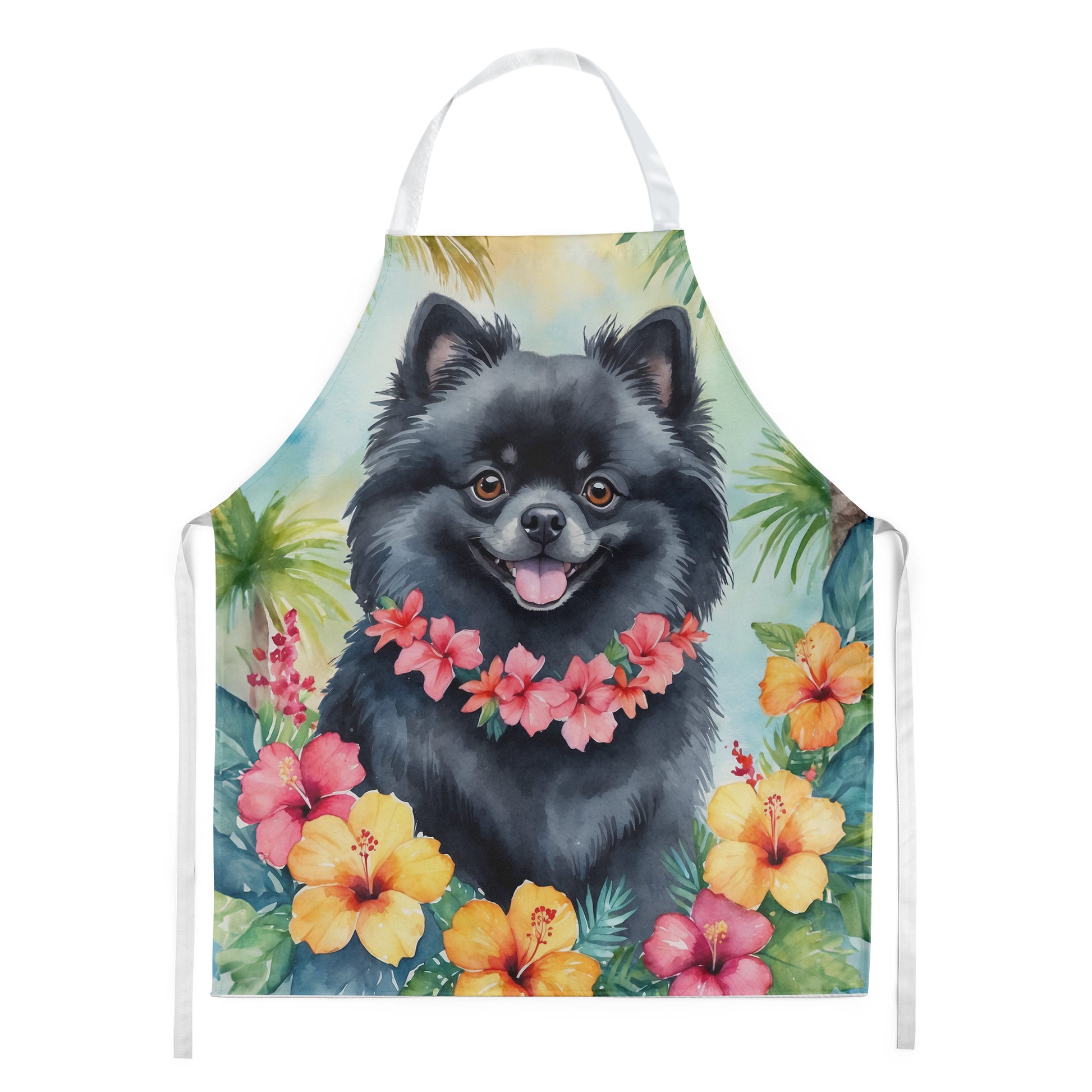 Buy this Pomeranian Luau Apron