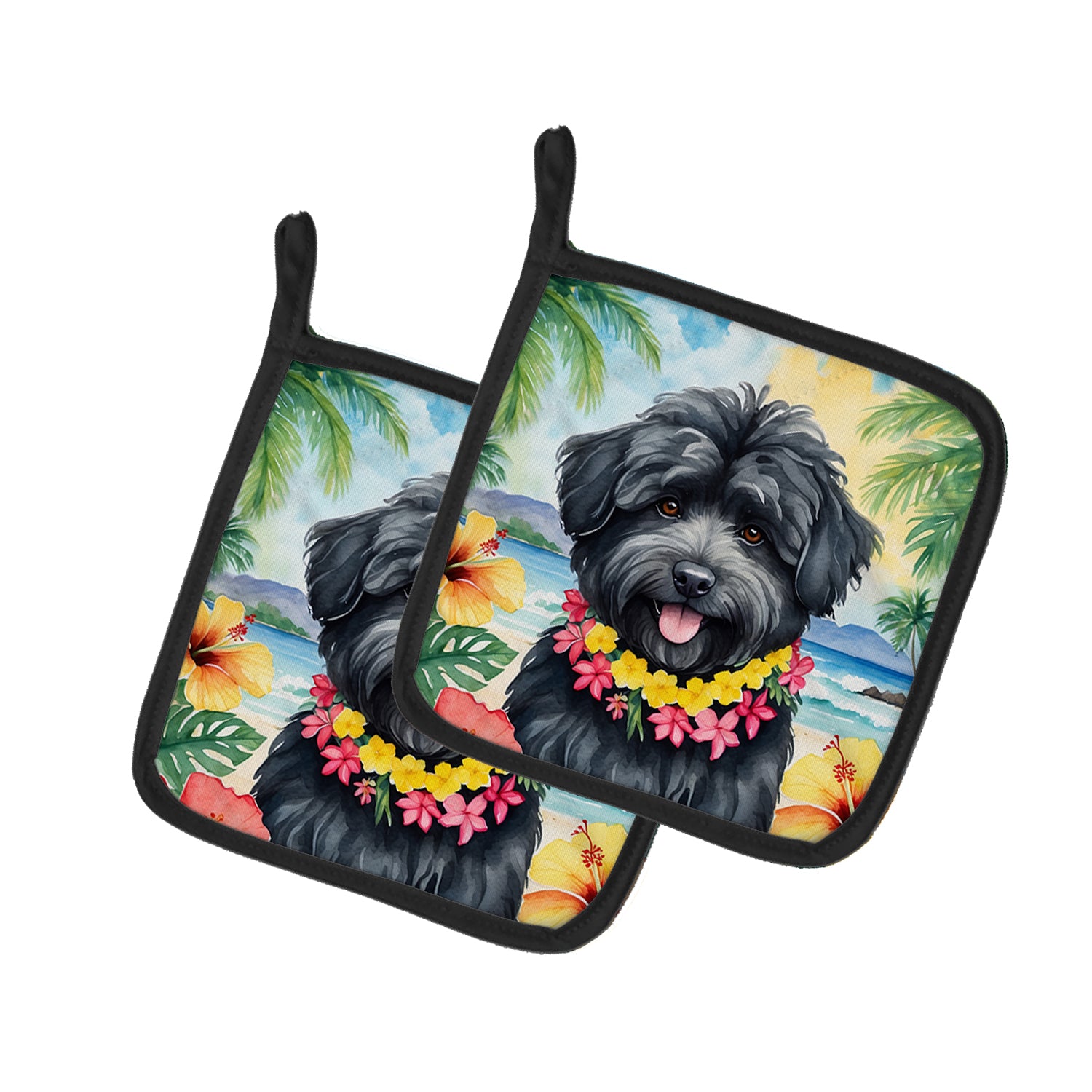 Buy this Puli Luau Pair of Pot Holders