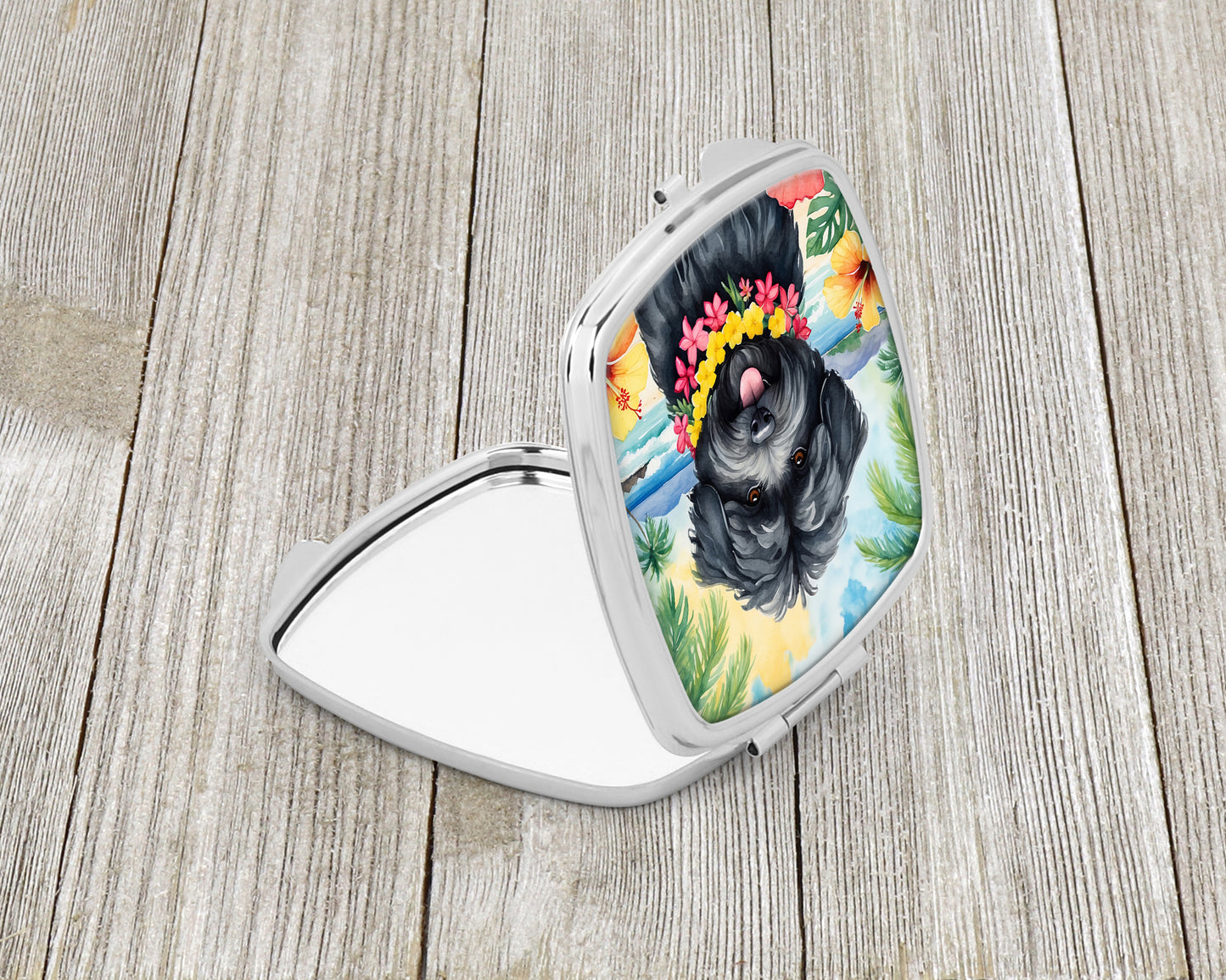 Puli Luau Compact Mirror