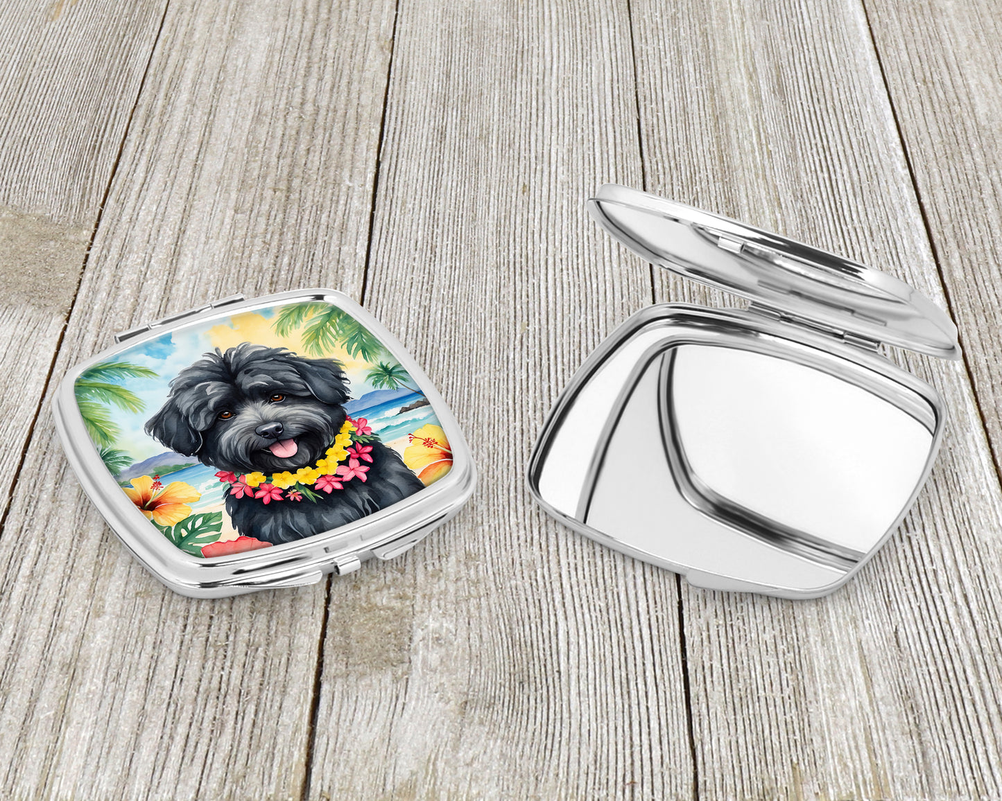 Puli Luau Compact Mirror