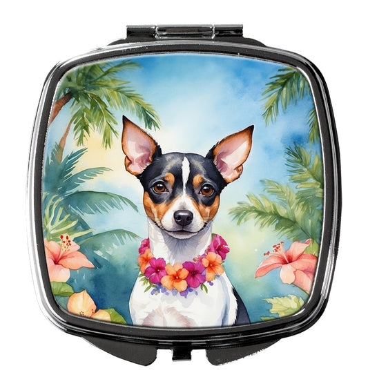 Buy this Rat Terrier Luau Compact Mirror