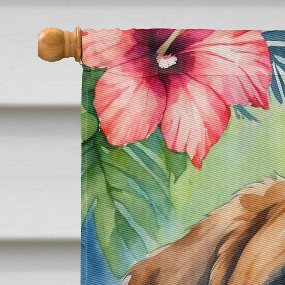 Saint Bernard Luau House Flag