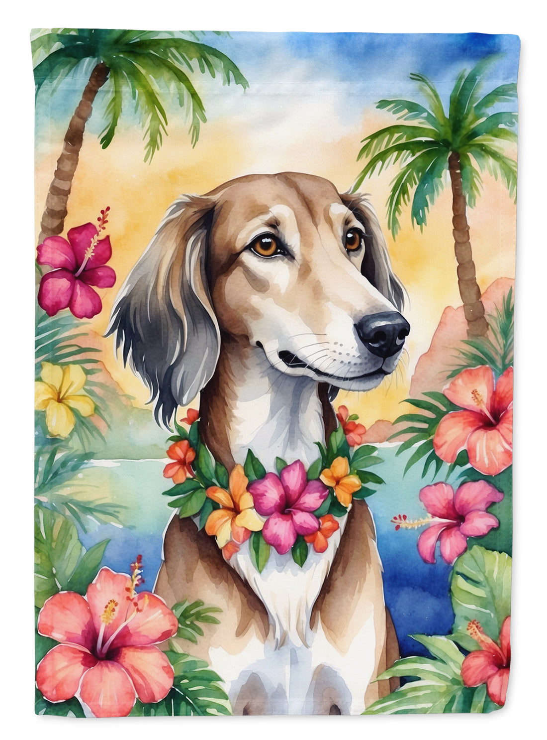 Buy this Saluki Luau House Flag