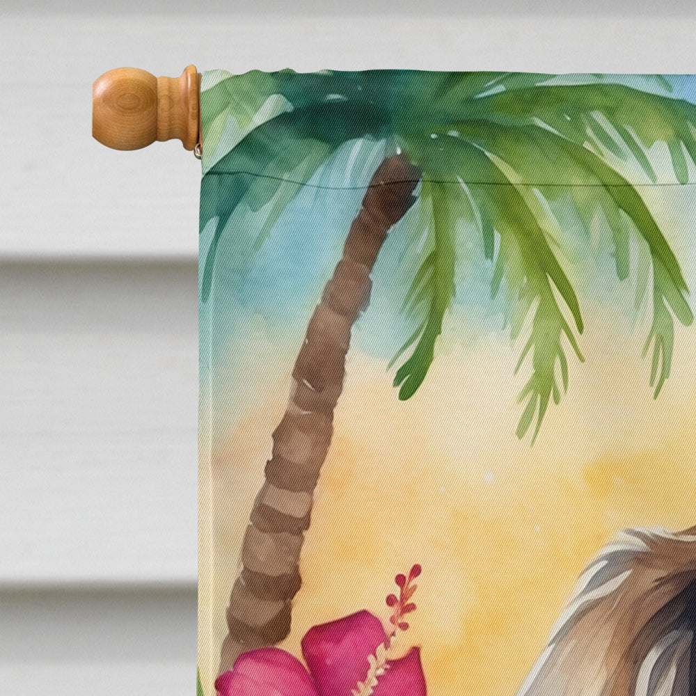 Saluki Luau House Flag