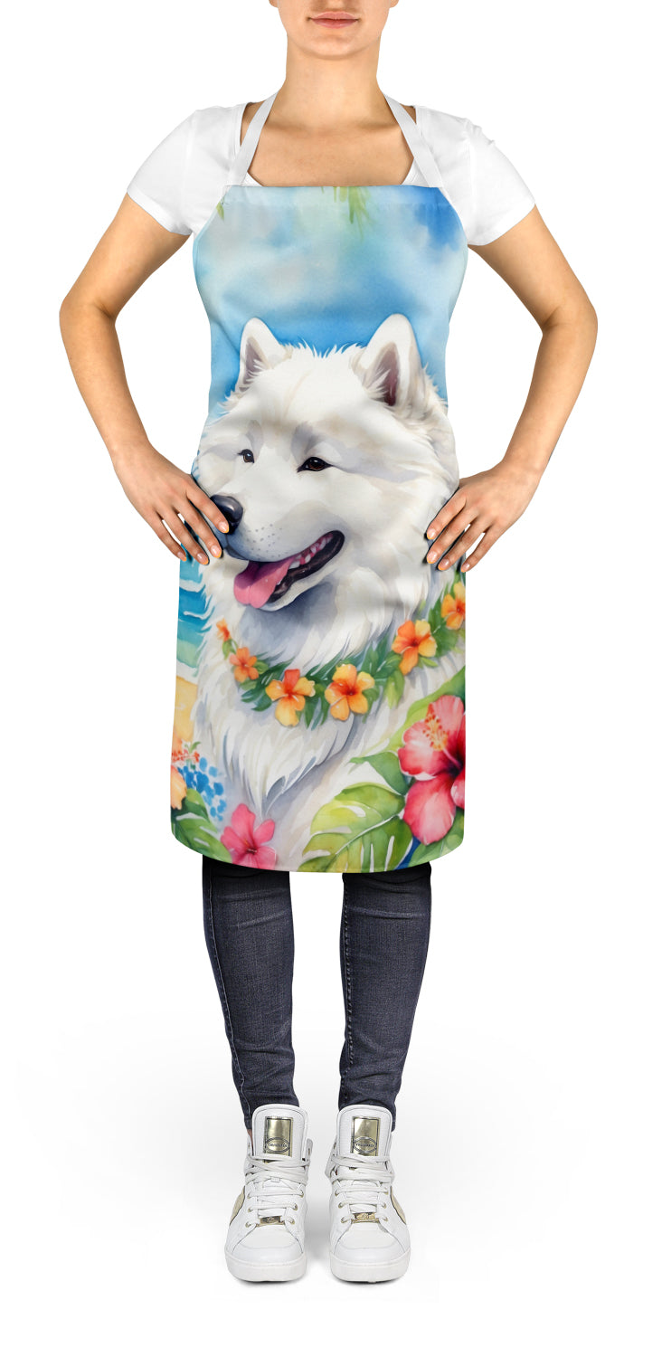 Samoyed Luau Apron