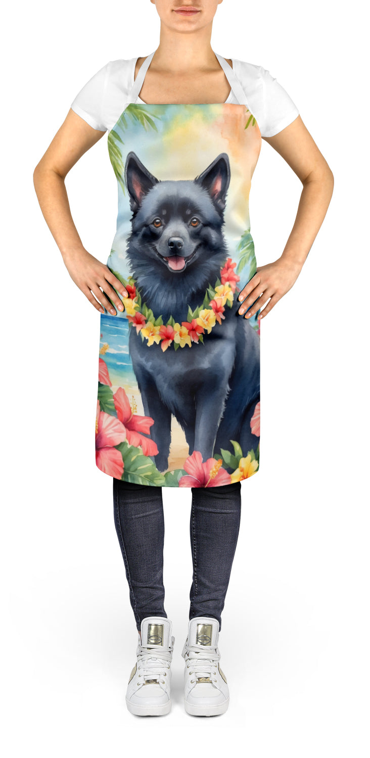 Schipperke Luau Apron