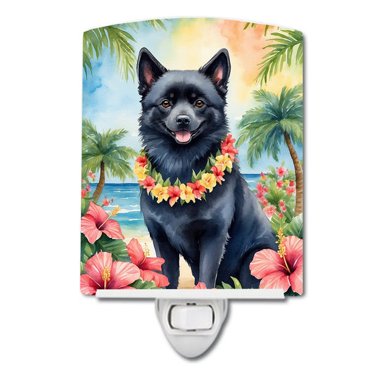 Buy this Schipperke Luau Ceramic Night Light