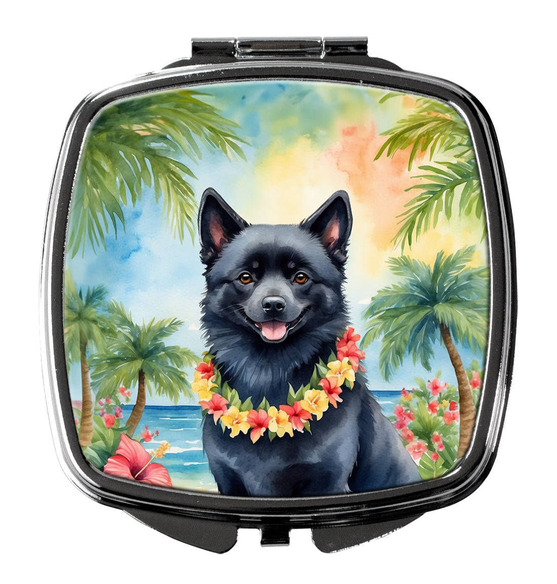 Buy this Schipperke Luau Compact Mirror