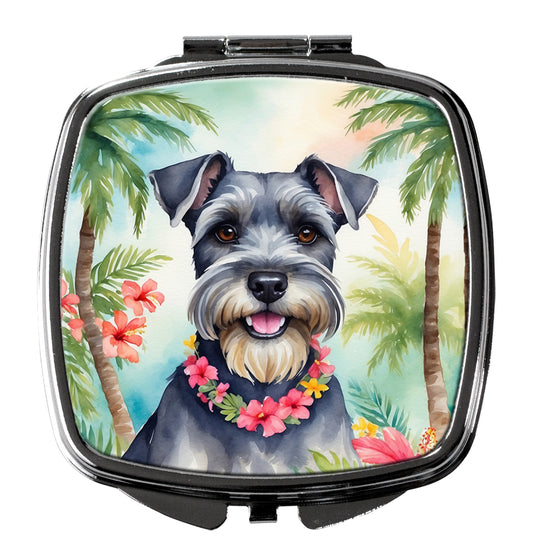 Buy this Schnauzer Luau Compact Mirror