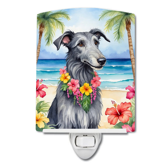 Buy this Scottish Deerhound Luau Ceramic Night Light