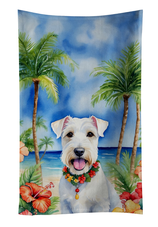 Buy this Sealyham Terrier Luau Kitchen Towel