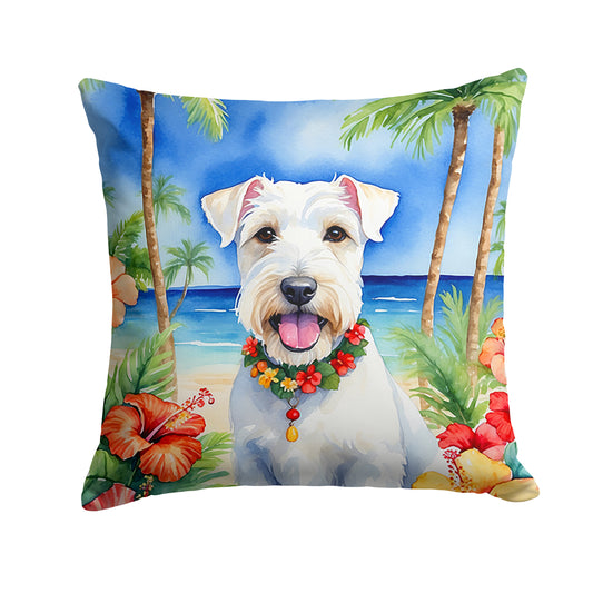 Buy this Sealyham Terrier Luau Throw Pillow