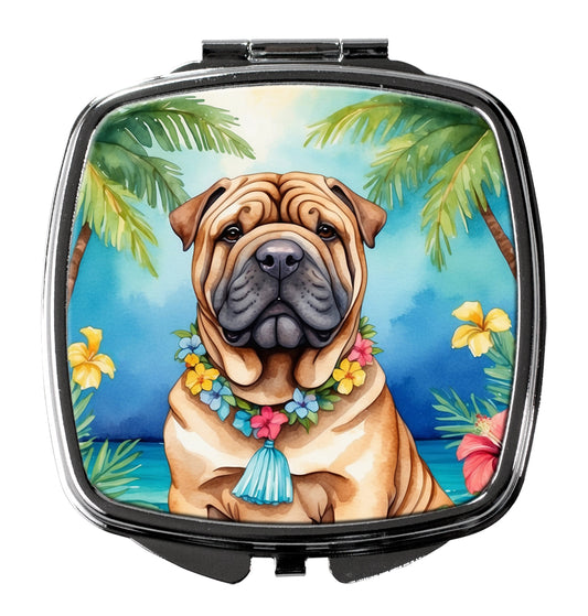 Buy this Shar Pei Luau Compact Mirror