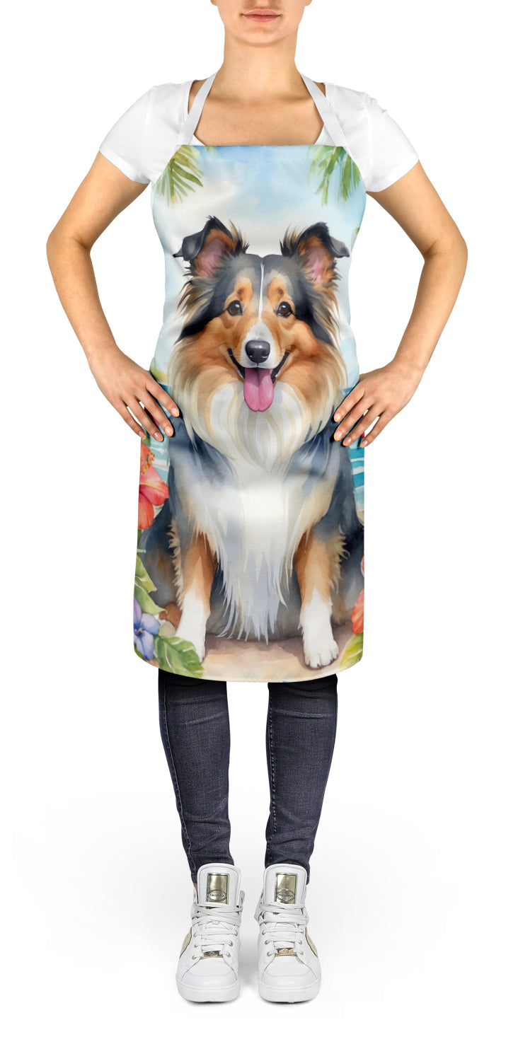 Sheltie Luau Apron