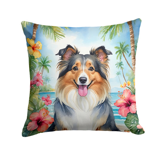 Buy this Sheltie Luau Throw Pillow