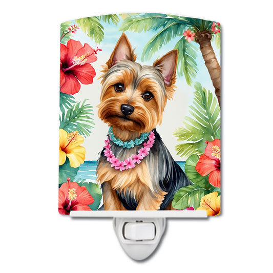 Buy this Silky Terrier Luau Ceramic Night Light