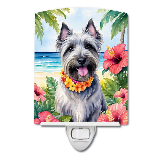 Buy this Skye Terrier Luau Ceramic Night Light