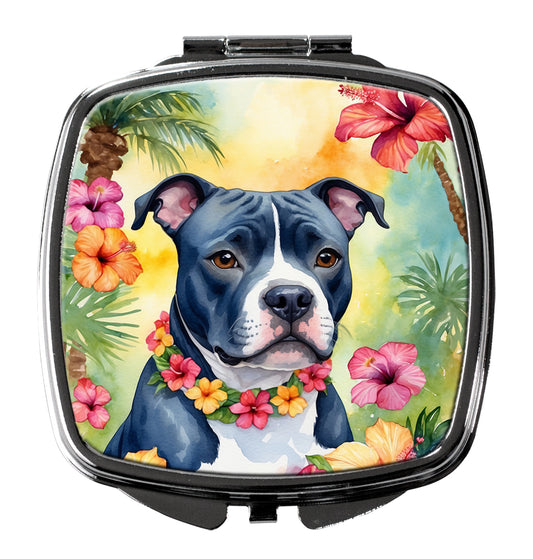 Buy this Staffordshire Bull Terrier Luau Compact Mirror