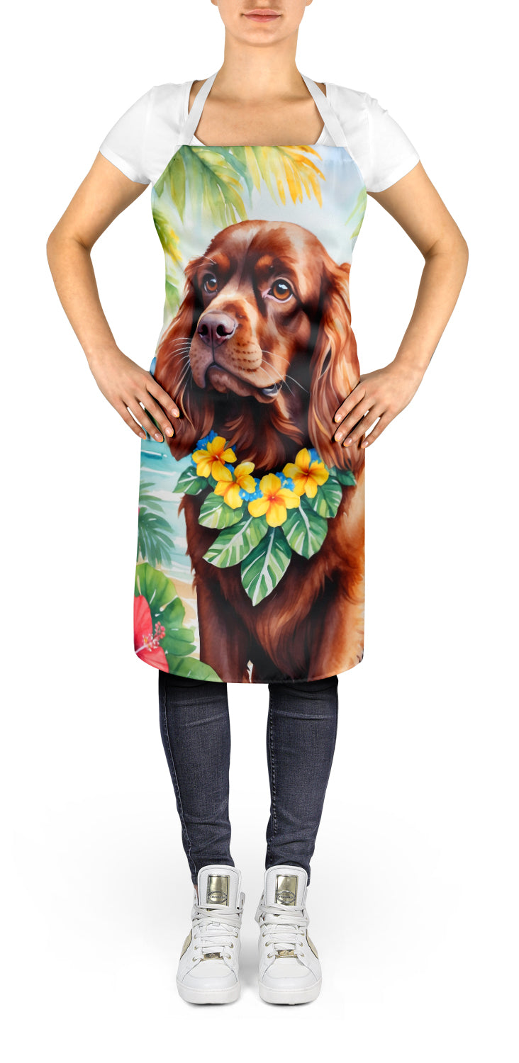 Sussex Spaniel Luau Apron