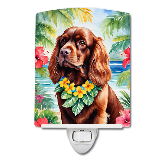 Buy this Sussex Spaniel Luau Ceramic Night Light