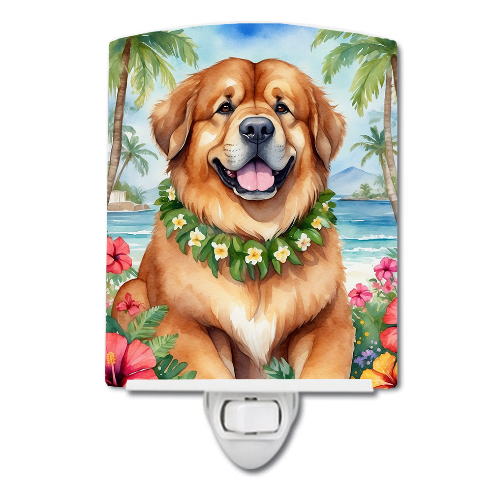 Buy this Tibetan Mastiff Luau Ceramic Night Light