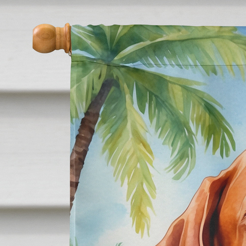 Vizsla Luau House Flag