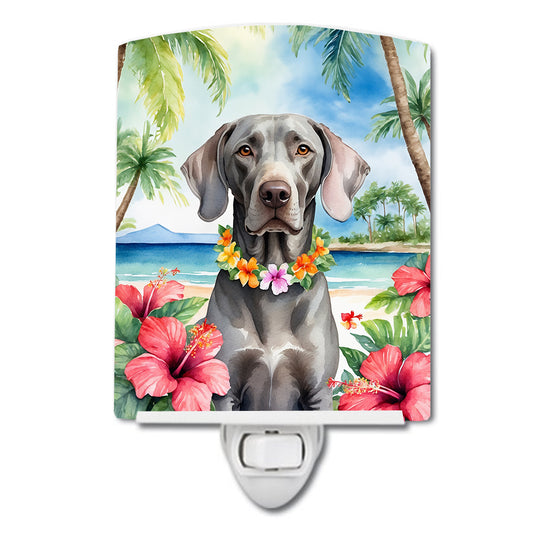 Buy this Weimaraner Luau Ceramic Night Light