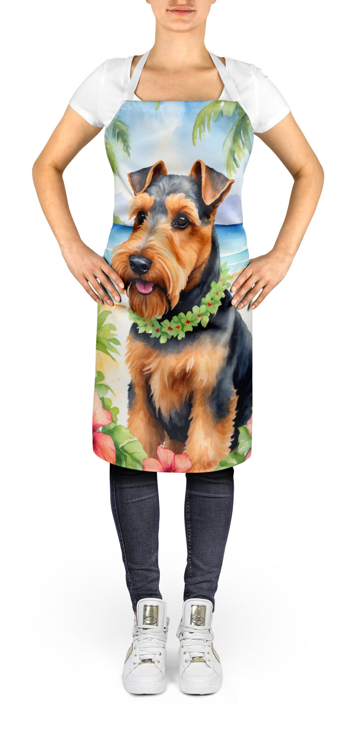 Welsh Terrier Luau Apron