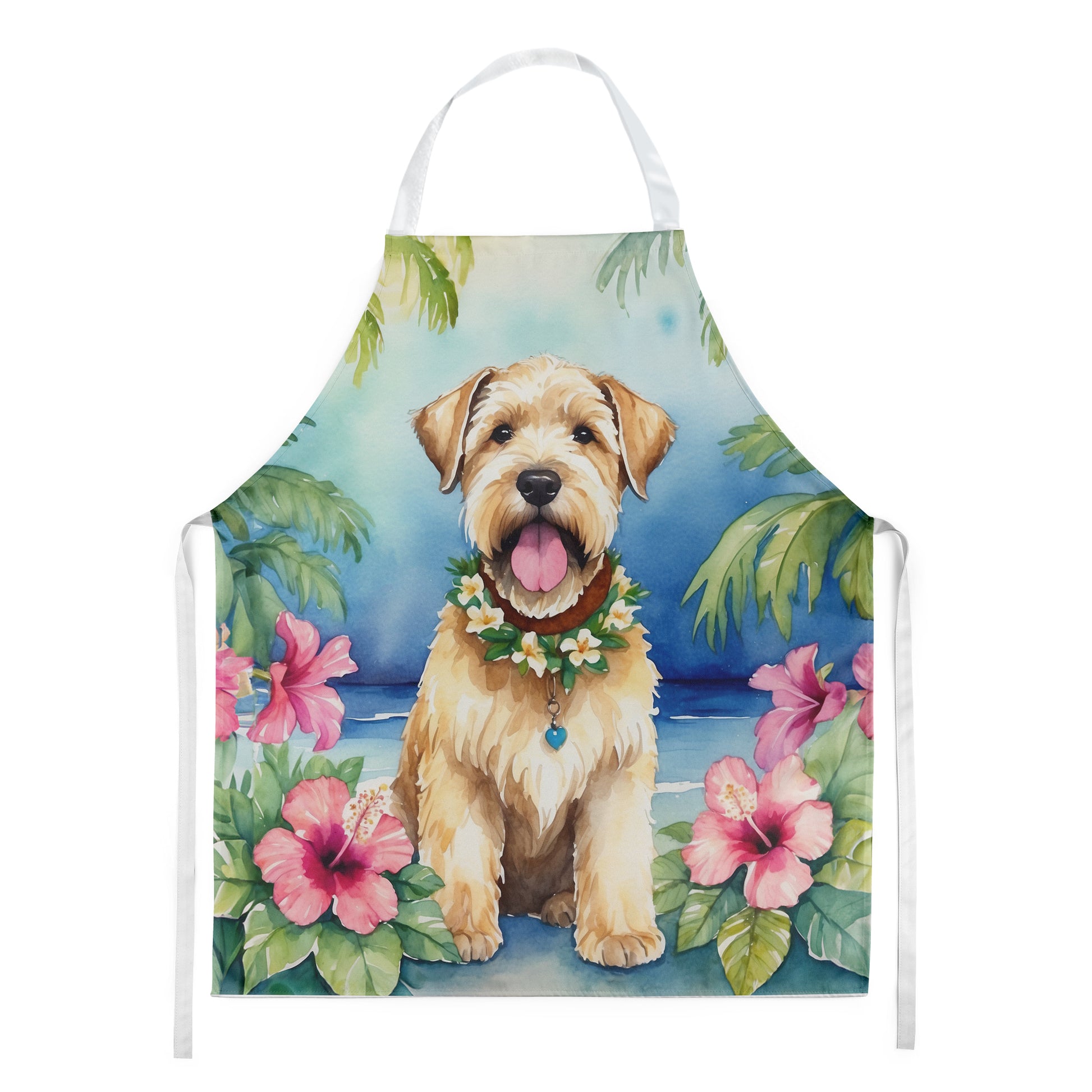 Buy this Wheaten Terrier Luau Apron