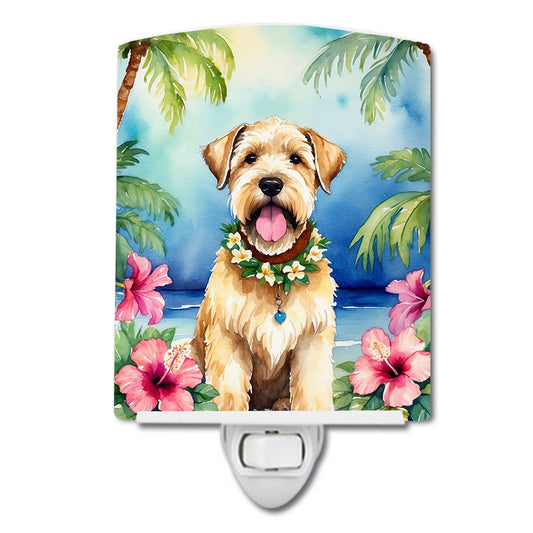 Buy this Wheaten Terrier Luau Ceramic Night Light