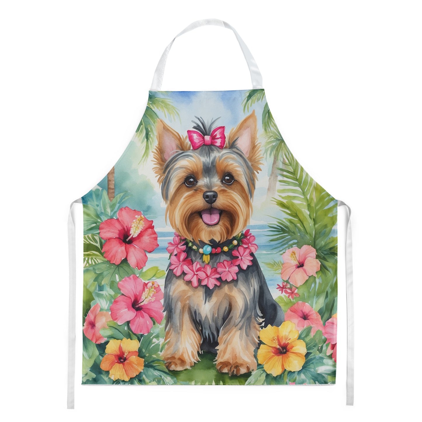 Buy this Yorkshire Terrier Luau Apron