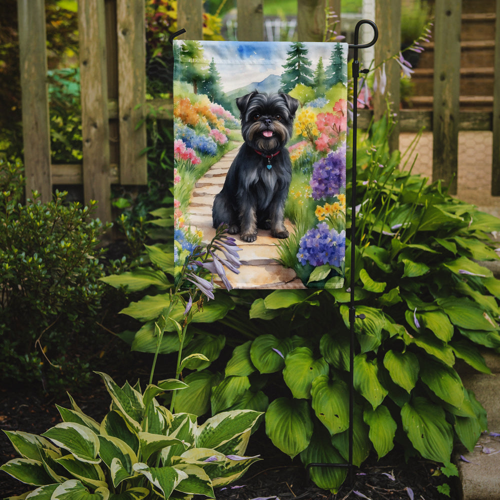 Affenpinscher Spring Garden Garden Flag