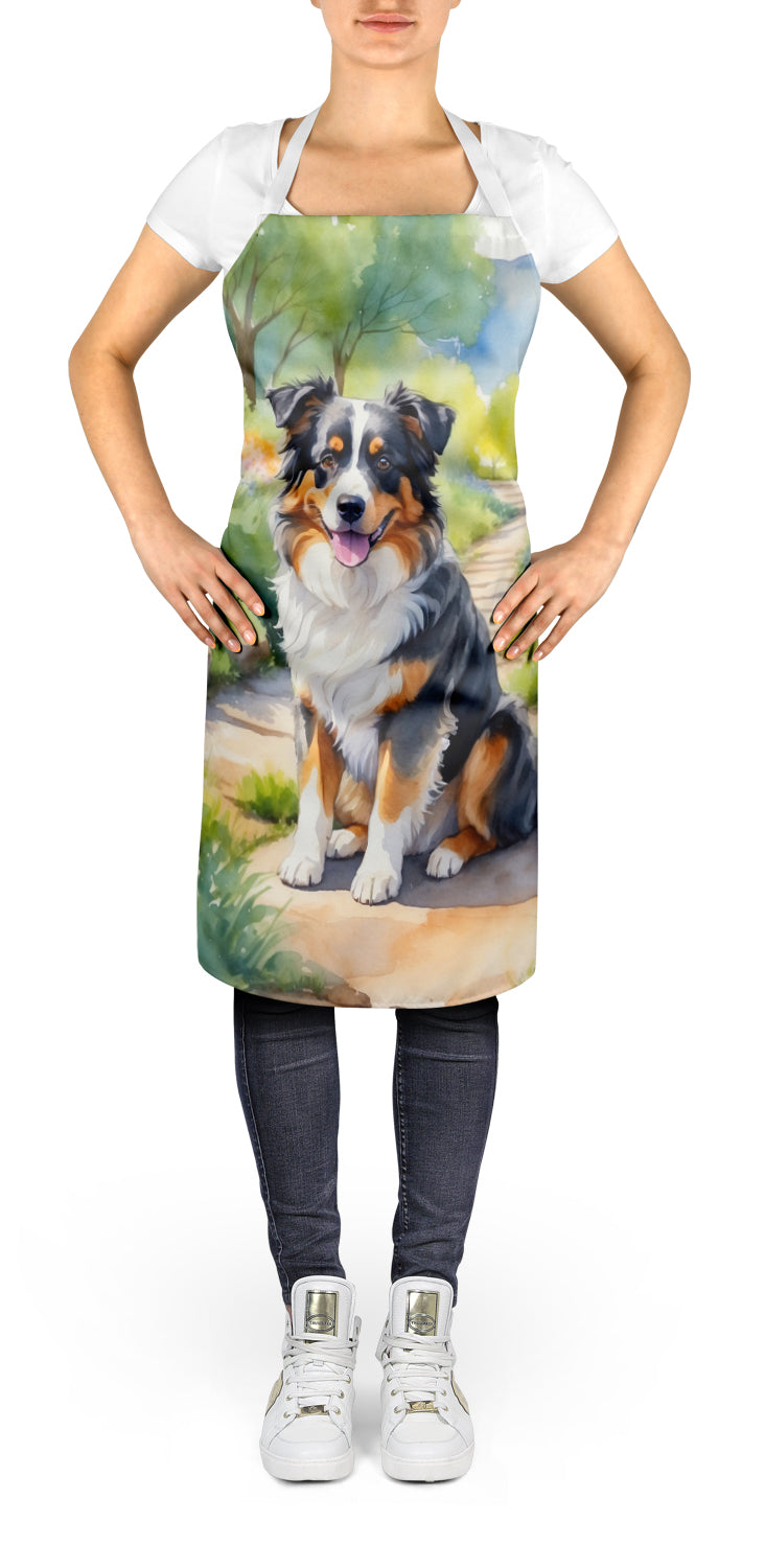 Australian Shepherd Spring Garden Apron