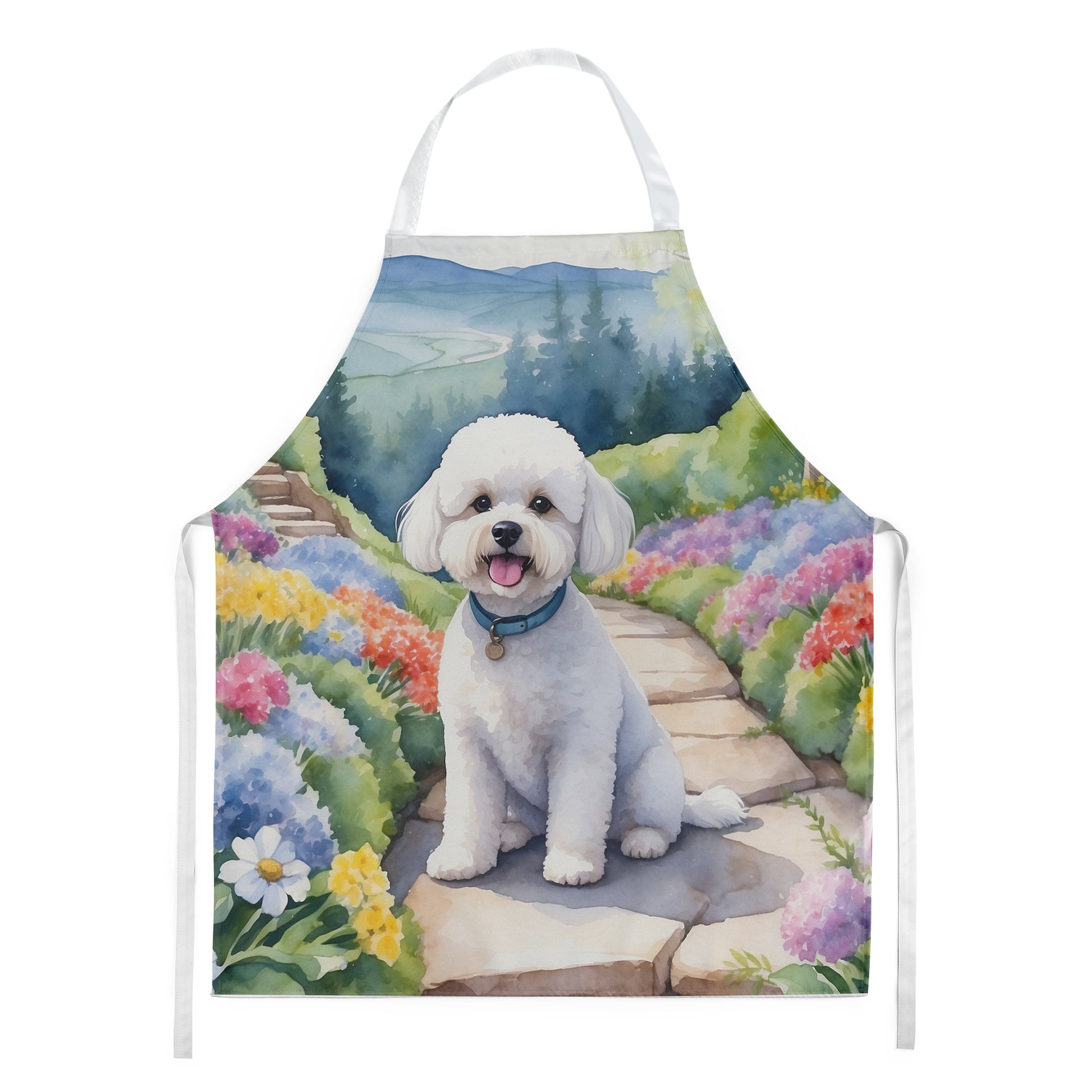 Buy this Bichon Frise Spring Path Apron