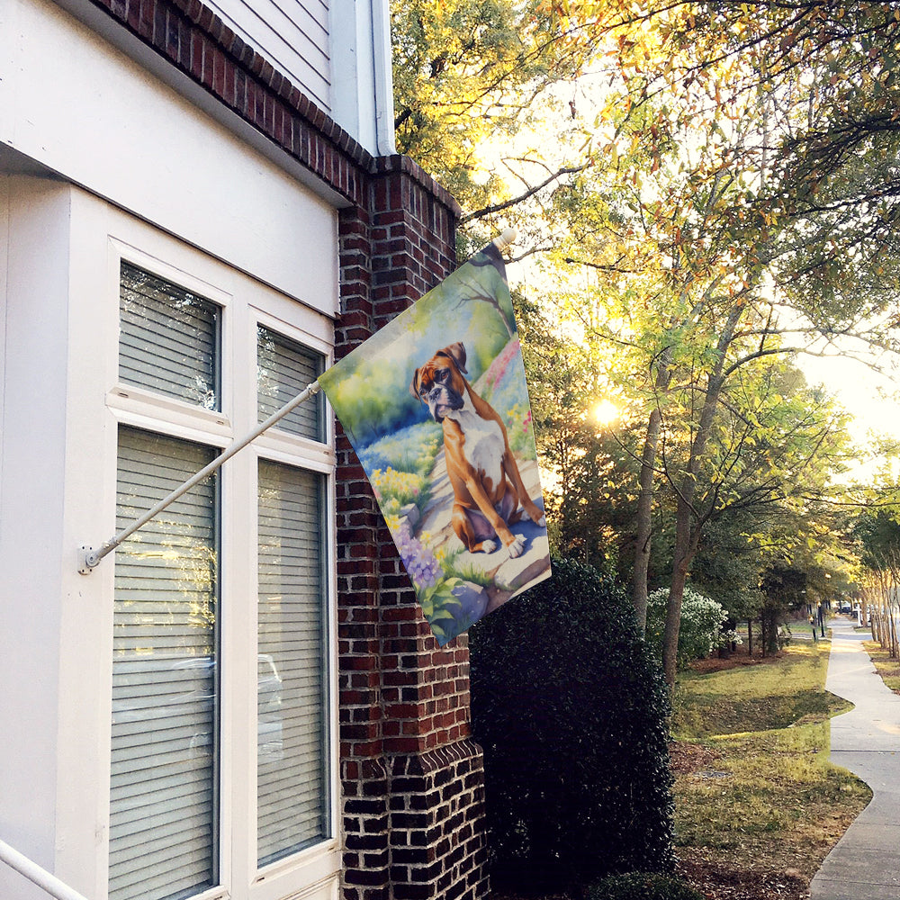 Boxer Spring Path House Flag
