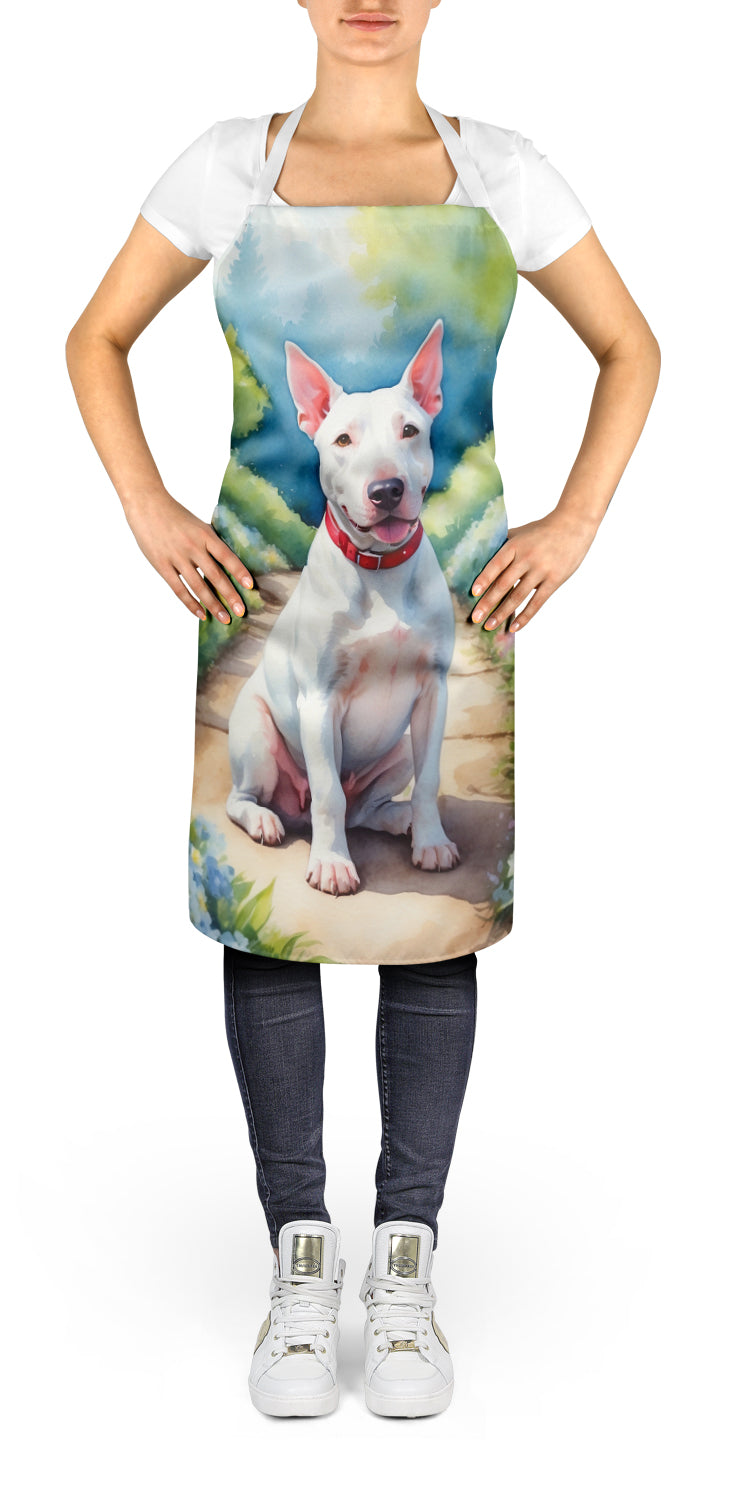 Bull Terrier Spring Path Apron