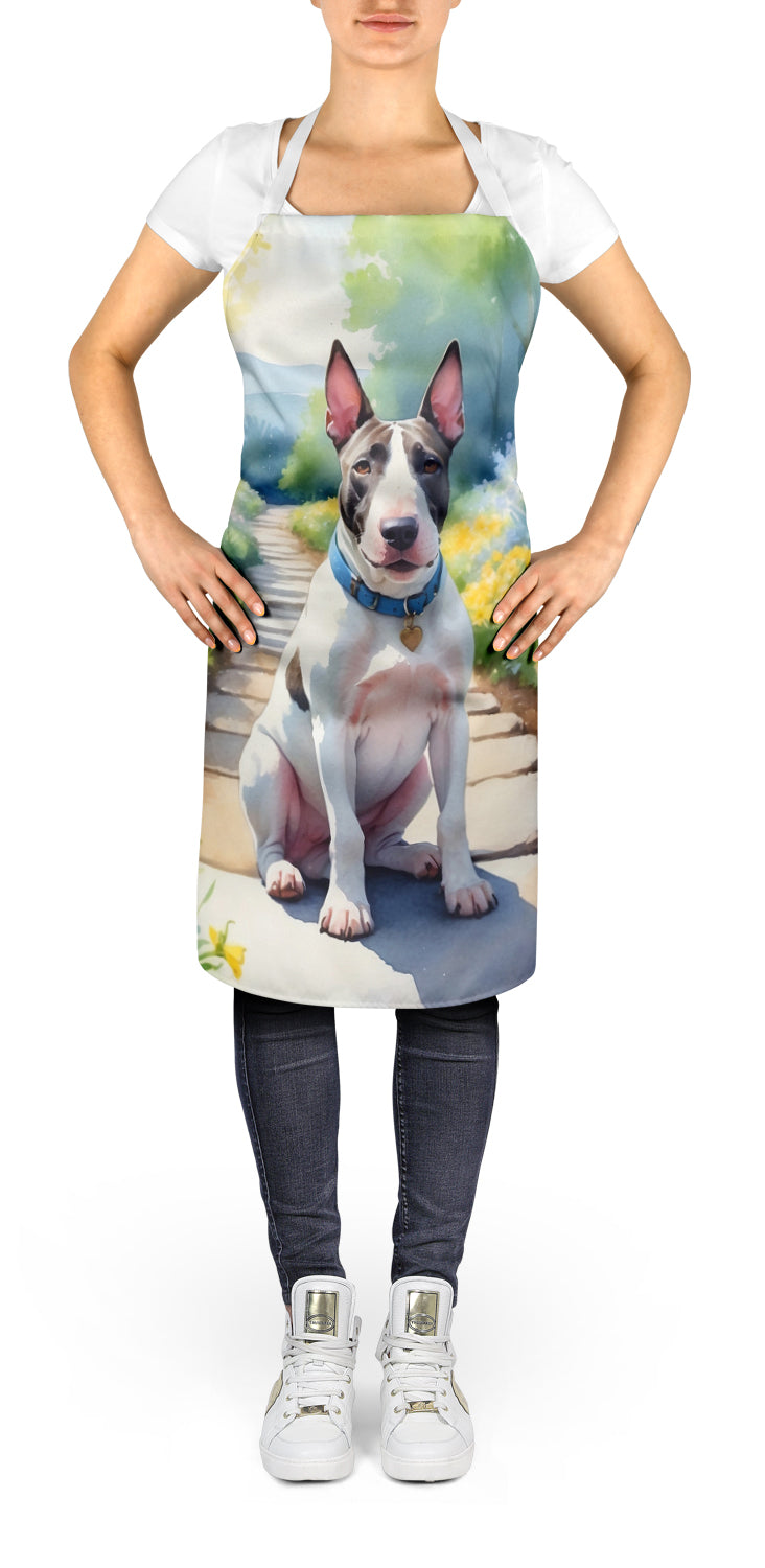 Bull Terrier Spring Path Apron