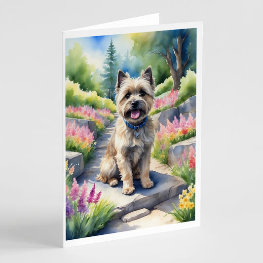 Buy this Cairn Terrier Spring Path Greeting Cards Pack of 8