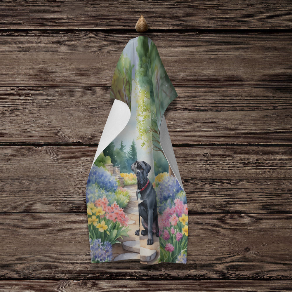 Cane Corso Spring Path Kitchen Towel