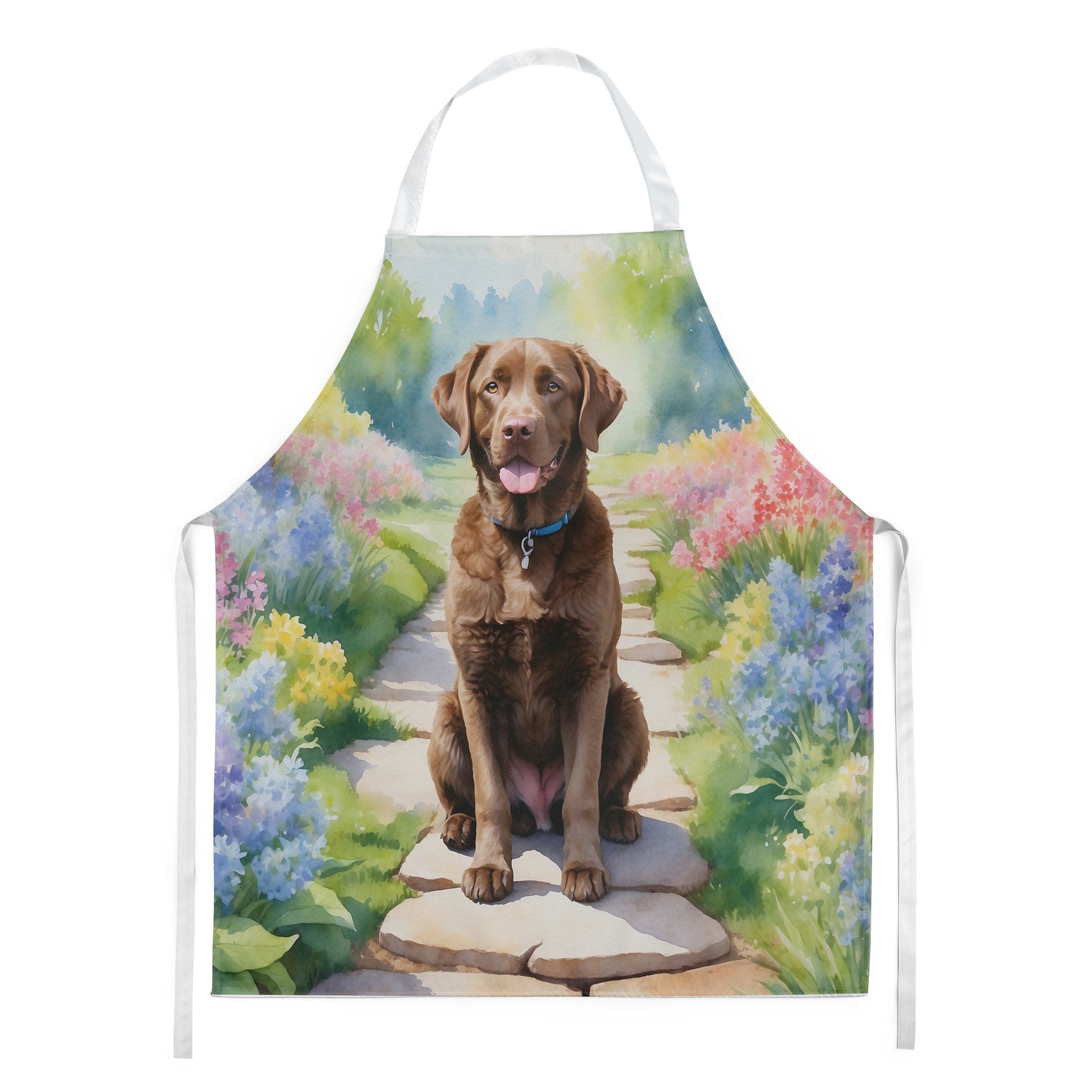 Buy this Chesapeake Bay Retriever Spring Path Apron