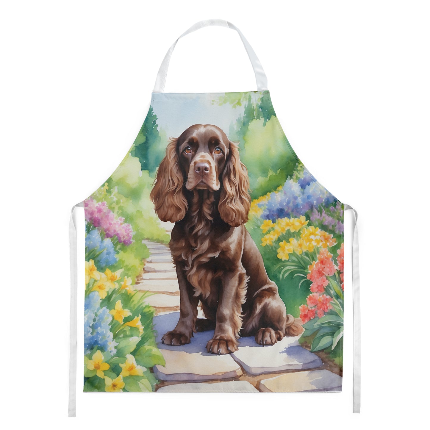 Buy this Cocker Spaniel Spring Path Apron