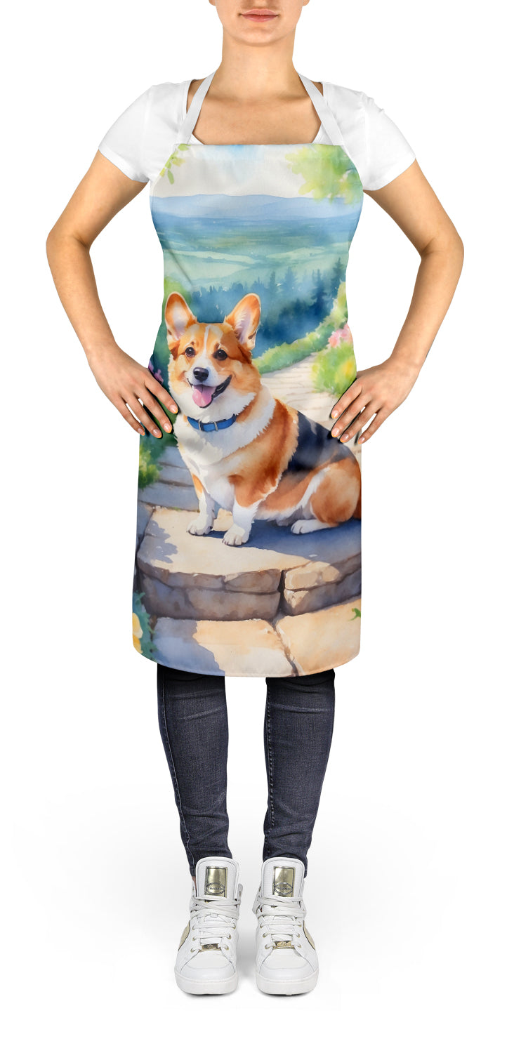 Corgi Spring Path Apron