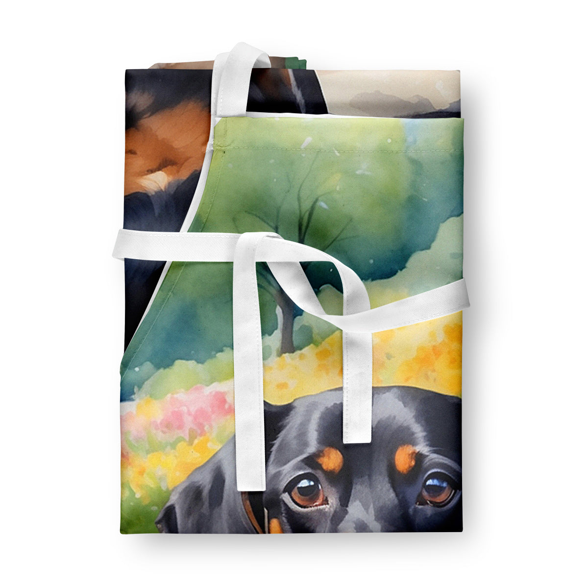 Dachshund Spring Path Apron