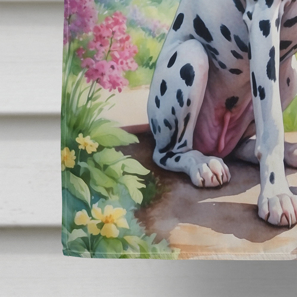 Dalmatian Spring Path House Flag